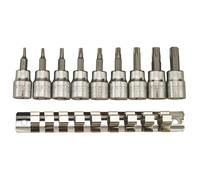 Socket et jeu de bits Teng Tools M3813TPX; 3/8''; 10 unités