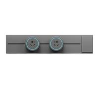 Socket Track Power Socket Track | Flexible Power Strip Rail | Adaptateurs multiples amovibles et amovibles mobiles Adaptateurs pour le salon, la cuisine, le studio de travail dans le lu