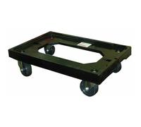 Socle 4 roues pour bacs et caisses 600x400 et 400x300mm - charge maxi 250kg GILAC
