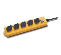 Socle 5 Prises IP54+ 2m câble max 230V Brennenstuhl