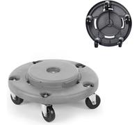 Socle à roulettes pour poubelle ronde, diamètre 50 cm - Hendi 691441