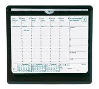 Socle Agenda Planning Hebdomadaire Blockhebdo 19.6x14.5 Noir Noir G