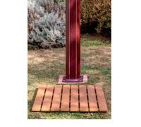 Socle de douche solaire Gre pour piscines de 60x60 cm