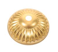 Socle de Lampe de Plafond en Cuivre Or, Cache Plafonnier Décoratif | Installation Rapide, Remplacement Facile, Cache la Base au Plafond, Finition Rétro et Nettoyage Simple
