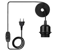 Socle de lampe, en fer, compatible avec les douilles E27, fiche européenne DIM