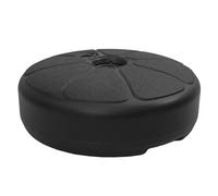 Socle De Parasol 15 L Avec Remplissage Eau Sable 36 X 20 Cm Stabilité Jardin Contemporain En Plastique Noir Helloshop26 02_0045938