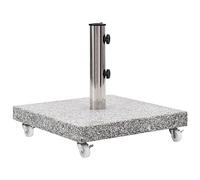Socle de parasol Granite 30 kg Carré Gris