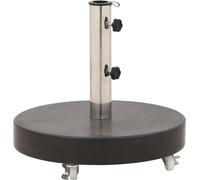 Socle de parasol Granite 30 kg Rond Noir