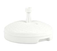 Socle De Parasol Rempli 45 X 28 Cm Usage Extérieur Design Chic Jardin Résistant Aux Intempéries En Plastique Blanc Helloshop26 02_0045954