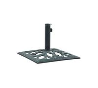 vidaXL Pied de parasol Vert 12 kg 49 cm Fonte