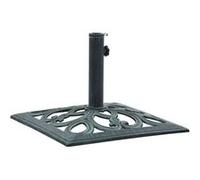 Socle de parasol vert 12 kg 49 cm fonte Vert G