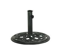 Socle de parasol Vert 44x44x31 cm Fonte