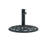 vidaXL Socle de parasol Vert 9 kg 40 cm Fonte 47863 Vert G