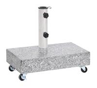 vidaXL Porte-parapluies gris clair 45x25x8,3 cm Granit