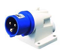 SOCLE MURAL MALE IEC CON.SAIL.PR.90° 2P+T 16A 230V 6H