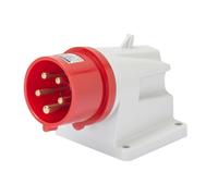 SOCLE MURAL MALE IEC CON.SAIL.PR.90° 3P+T 32A 400V 6H