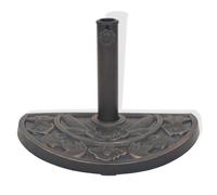 Socle Pied De Parasol En Résine Demi-Cercle Diamètre 38 Et 48 Mm Bronze 9 Kg Helloshop26 2202077 Multicolore
