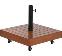 Socle pour parasol DKD Home Decor Naturel Noir Métal Granit Ciment (48 x 48 x 39 cm)