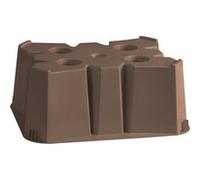 Socle pour récupérateur d'eau 500 L - 75 x 60 x30 cm - Taupe G
