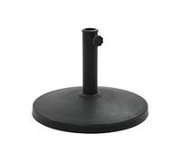 Socle rond de parasol Polyrésine 10 kg Noir