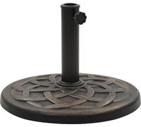 Socle rond de parasol Polyrésine 19 kg Bronze
