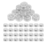 Socle Rotatif pour Décorations DIY, 100 Pièces en Plastique 1,3x1,3x0,65cm | Rotation Stable, Assemblage Adapté aux Garçon Fille, pour Ornements, Pinces à Cheveux, Ateliers Créatifs Intérieurs