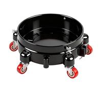 Socle Roulant Pour Seau Chariot roulant à 360 degrés | à roulettes 28 centimètres pour seau de 18,9 L pour intérieur et extérieur, dortoir, appartement, cuisine, travail,