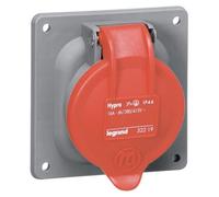 Socle Tableau Hypra Rouge Ip44 Legrand 32a 3p+n+t