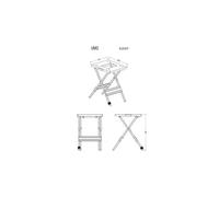 Metabo, Établi, Support de machine UMS (57 cm, 60 cm)