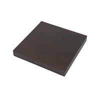 Socles en bois droit. Bois massif. Finition noyer foncé mat. Plusieurs dimensions (24 x 24 x 3)