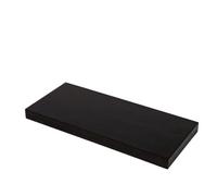 Socles en bois droit. Bois massif. Finition noyer foncé mat. Plusieurs dimensions (29 x 13 x 3)