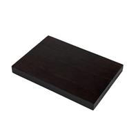 Socles en bois droit. Bois massif. Finition noyer foncé mat. Plusieurs dimensions (31 x 21 x 3)