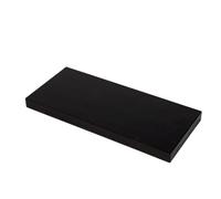 Socles en bois droit. Bois massif. Finition noyer foncé mat. Plusieurs dimensions (43 x 19 x 3)
