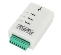 Socobeta Adaptateur USB vers Can 2A Analyseur de Bus Can Double Canal Intelligent pour L'étalonnage Automobile et L'automatisation Industrielle avec Résistance 120Ω