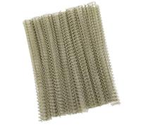 Socobeta Anneaux de Reliure en Spirale à Double Boucle, 9/16 Pouces, Haute capacité, 120 Feuilles pour Présentations et Fichiers, 100 Pièces (Or clair)