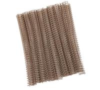 Socobeta Anneaux de Reliure en Spirale à Double Boucle, 9/16 Pouces, Haute capacité, 120 Feuilles pour Présentations et Fichiers, 100 Pièces (Bronze)