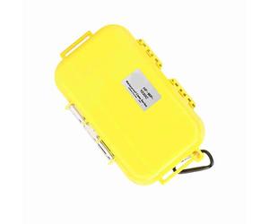 Socobeta Boîtier étanche antichoc boîte hermétique pour activités de plein air, design ABS durable, adapté aux outils et plus, jaune, Casual