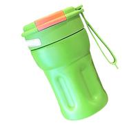 Socobeta Bouteille D'eau Isolée Tasse à café de Voyage de Style Attrayant pour un Usage Quotidien Bureau en Acier Inoxydable 400 Ml (Vert)