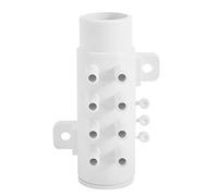 Socobeta Collecteur de Plomberie en PVC à 8 Ports pour Système de Distribution D'eau de Spas et Spas, 11,2 X 6 X 5,5 Cm