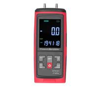 Socobeta Manomètre Numérique HVAC, Testeur de Pression de Gaz à Double Port pour Applications Industrielles, Portable et Précis avec Rétro-éclairage LCD