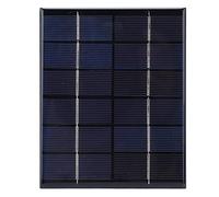 Socobeta Mini Panneau Solaire, 2W 6V Chargeur d'énergie Solaire à économie d'énergie Silicium monocristallin pour téléphone Portable pour lumière LED