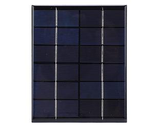 Socobeta Mini Panneau Solaire, 2W 6V Chargeur d'énergie Solaire à économie d'énergie Silicium monocristallin pour téléphone Portable pour lumière LED