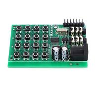 Socobeta Module Audio Encodeur DTMF, Alimentation 5-24V | Compatible MCU, double sorties 3,5 mm, génère 16 tonalités, interfaces d\'entrée