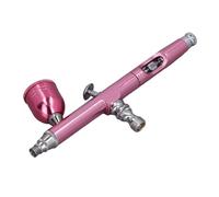 Socobeta Pistolet Aérographe Portatif Rose de 0,3 Mm de Diamètre pour la Peinture Artistique et la Réparation de Meubles