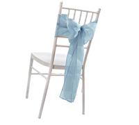 sodeber Ceinture De Chaise en Polyester avec Nœuds, Couvre-Chaise, Bande