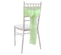 sodeber Ceinture De Chaise en Polyester avec Nœuds, Couvre-Chaise, Bande