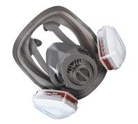 sodeber Masque facial de protection avec systèmes de filtres Masque respiratoire réutilisable Soudage Protections de travail du bois Respirateur complet avec filtres