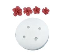 sodeber Moule en Silicone en Forme De Fleur Détaillée, Moules D ' Artisanat