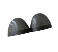 sodeber Protecteurs d ' orteils en acier résistants chocs pour bottes de travail industrielles, couvre-orteils de chaussures robustes pour la construction, protecteur d ' orteils en acier robuste