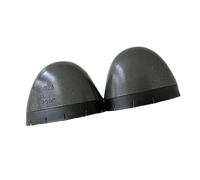 sodeber Protecteurs d ' orteils en acier résistants chocs pour bottes de travail industrielles, couvre-orteils de chaussures robustes pour la construction, protecteur d ' orteils en acier robuste